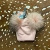 Flash Sale 🌟 Maniere Double Raccoon Fur Baby Pom Beanie Kid's Hats 👍 1 Maniere Double Raccoon Fur Baby Pom Beanie Kid's Hats