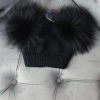 New βοΈ Maniere Double Raccoon Fur Baby Pom Beanie Kid's Hats π 1 Maniere Double Raccoon Fur Baby Pom Beanie Kid's Hats