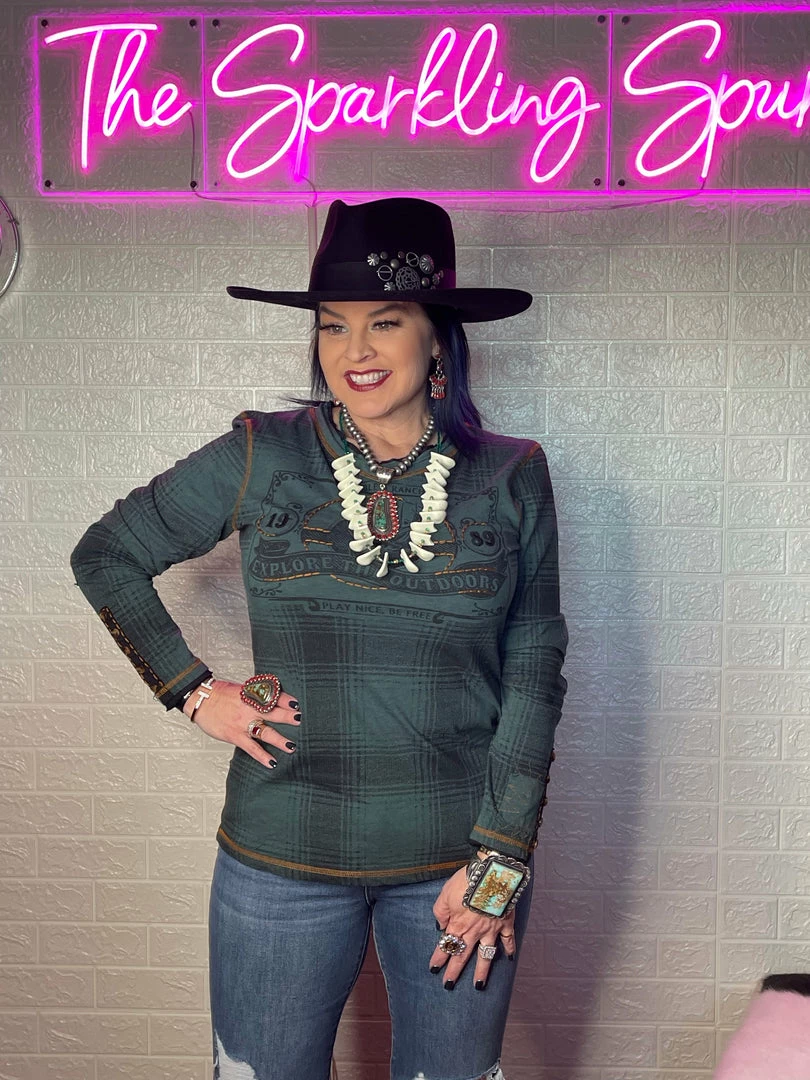 Buy π― Double D Ranch - Adirondacks Woodcutter Tee 𧨠4 Double D Ranch - Adirondacks Woodcutter Tee