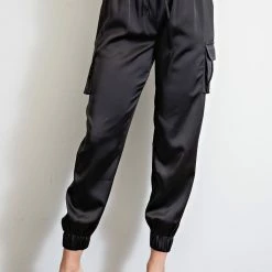 The Sparkling Spur Satin Jogging Pants