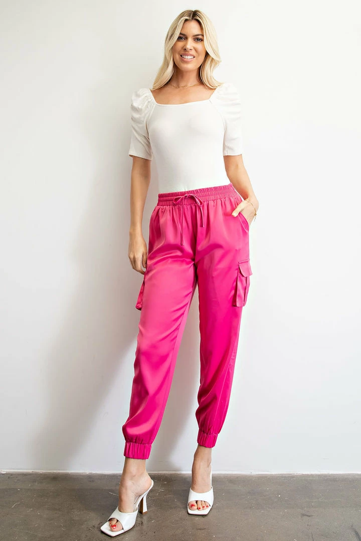 Hot Sale π The Sparkling Spur Satin Jogging Pants π 3 The Sparkling Spur Satin Jogging Pants