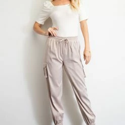 The Sparkling Spur Satin Jogging Pants